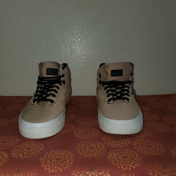 Vans Men's Sneakers Tan 8 Lace Up High Tops Skater Shoes New - Picture 8 of 10